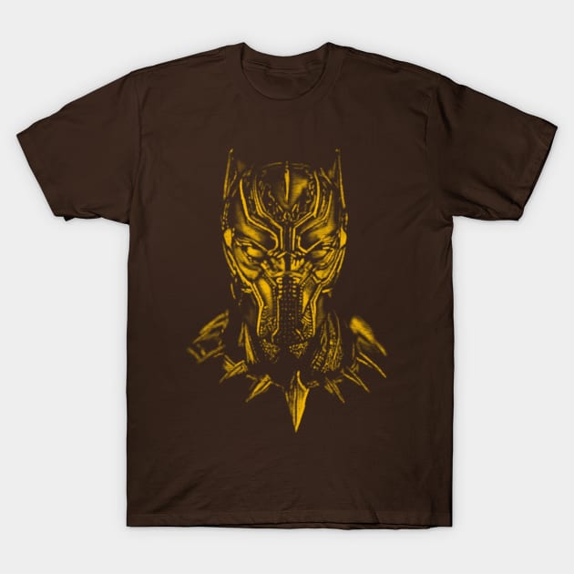 Black and gold black panther shirt discount
